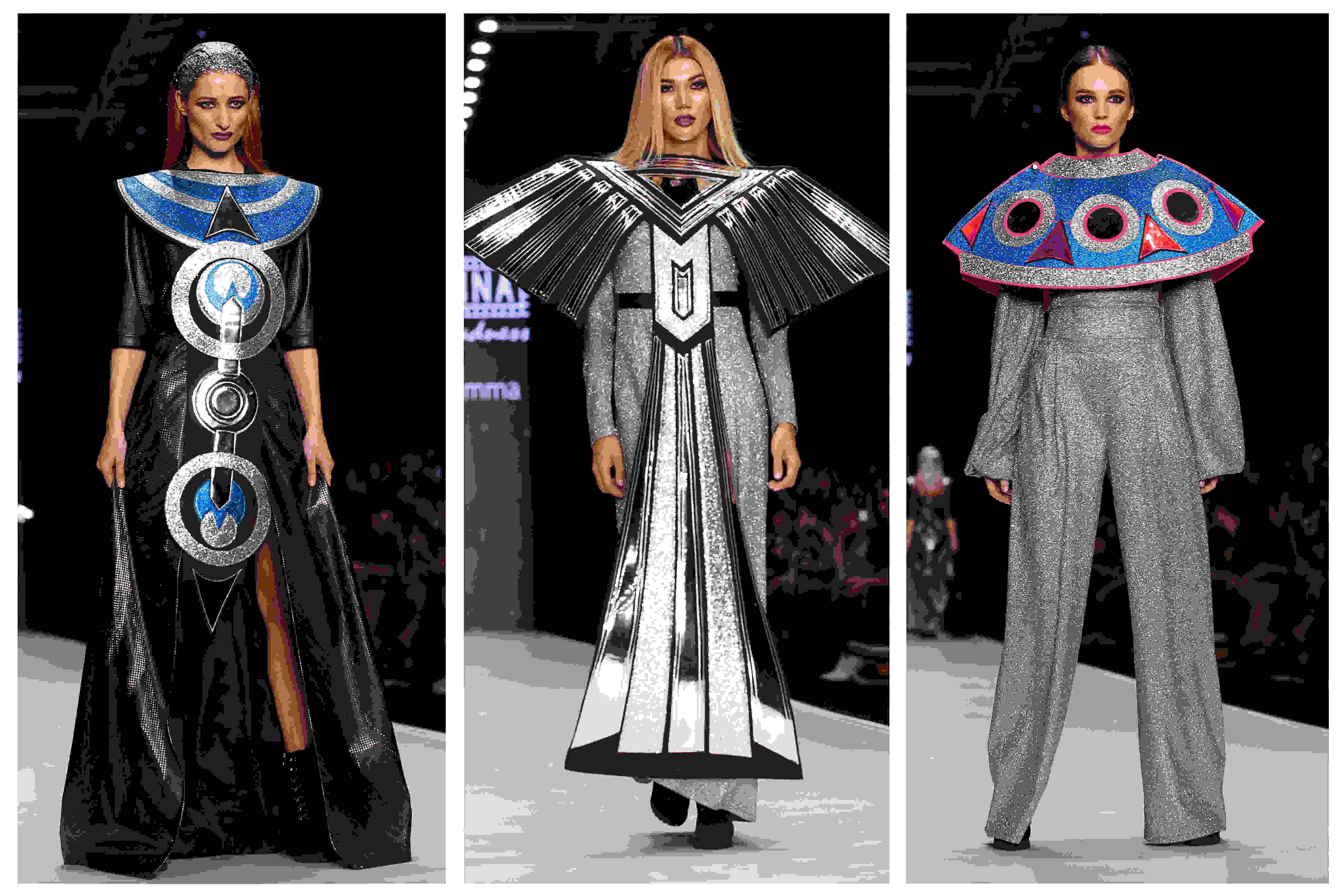 Авангардная мода в космической тематике от Dima Kamma & Tata-Polinа